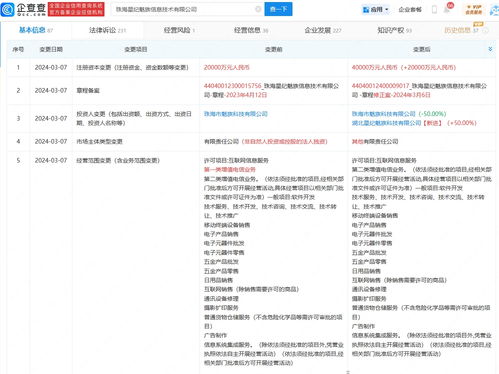 珠海星紀(jì)魅族增資至4億元，強(qiáng)化信息系統(tǒng)集成服務(wù)能力